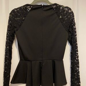 Lace Peplum top